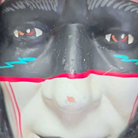 Native American Indian Spirit Mask Face Wall Hanging - minor flaws - Picture 4 of 10